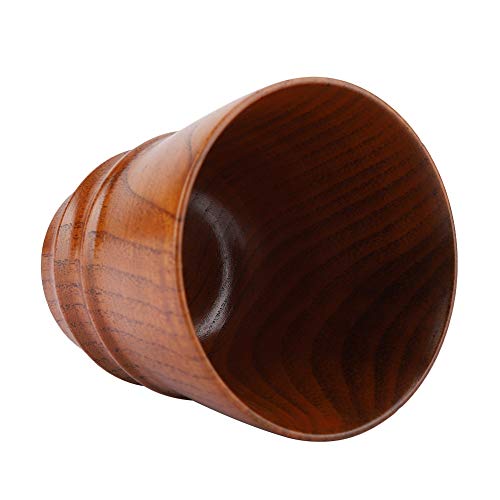 Caneca de café ecológica, xícaras de café de grãos de madeira, multifunções de madeira para café de