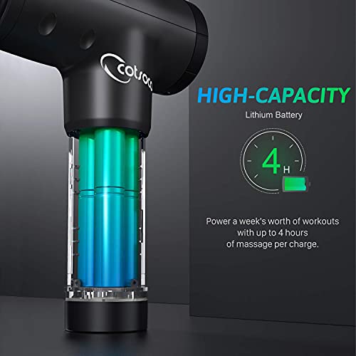 Pistola de massagem, massageador muscular e tecido profundo portátil sem fio, dispositivo de massage