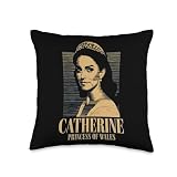 Kate Catherine Princess of Wales Throw Pillow