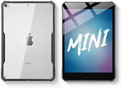 TineeOwl iPad Mini 5/4 Ultra Slim Clear Case, Flexible TPU, Absorbs Shock, Lightweight, Thin (Black)