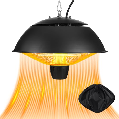Glooglitter Outdoor Hanging Patio Heater 1500w Infrared