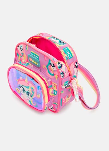 Bolsinha Menina Pequena Holográfico Unicórnio Kawaii - Puket