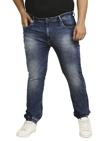 Jean stretch pour homme High Star bleu en grande taille coupe ajustée 42