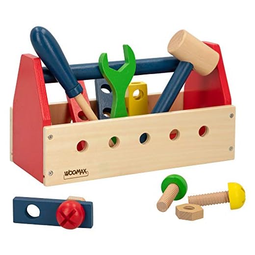 Woomax - Caja Herramientas De Madera Woomax (42751)