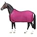 Horses, Coperta per Cavallo in Pile, Modello Basic, Morbida e Comoda, ideale per Trasporto e Dopo Lavoro (Rosa- 120 cm)