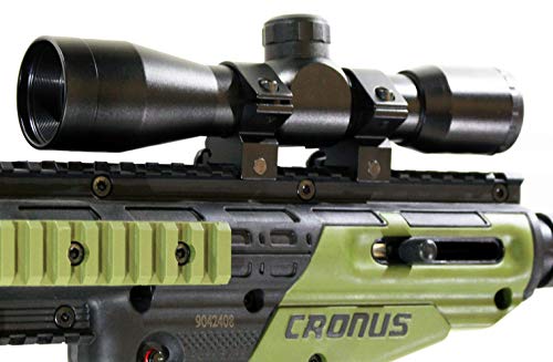 Tippmann Cronus Marker Replacement Sight Black mil dot Reticle 4x32 Tactical woodsball Paintball Optics Paintballing Paintball Sights Paintballer Gear Aluminum Black