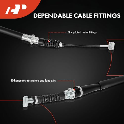 Cable de freno de estacionamiento trasero izquierdo para reparar freno de mano Kia Spectra 4