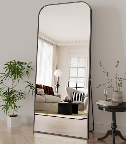 Image of Koonmi Full Length Mirror, 65 inchx24 inch Mirror Full Length with Stand