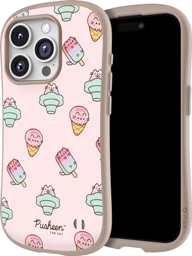 Coque iPhone 15 Pro antichoc iFace Pusheen double couche rigide et pare-chocs rigide