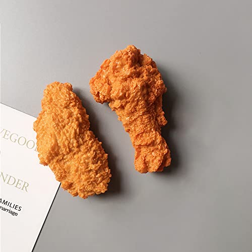 Imanes Decorativos de Alitas de Pollo en Resina miniatura 1