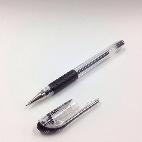 Pentel Arts Hybrid Technica 0.3 mm Pen, Punta Ultra Fina, Tinta Negra 10-Unidades miniatura 4