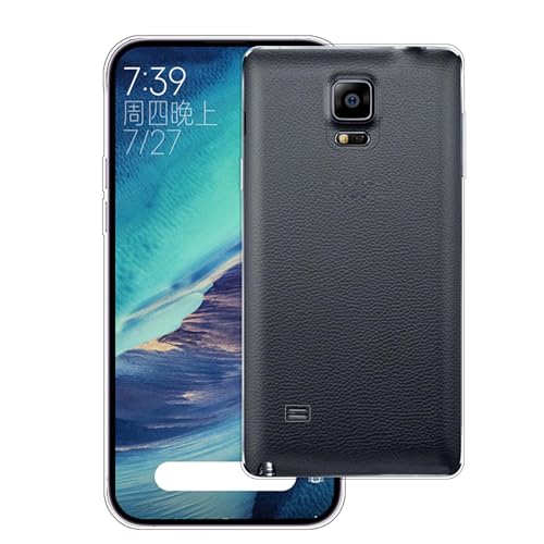 WUACYEAMING Cover per Samsung Galaxy Note 4,Cover Case in Silicone Trasparente Ultra Sottile e Leggera, Anti Ingiallimento Custodia con Antiurto, Anti-Graffio e Retro TPU-(trasparente) WUACYEAMING Cover per Samsung Galaxy Note 4,Cover Case in Silicone Trasparente Ultra Sottile e Leggera, Anti Ingiallimento Custodia con Antiurto, Anti-Graffio e Retro TPU-(trasparente)