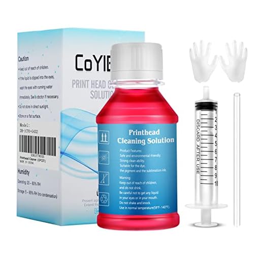 CoYlBod Printhead Cleaning Kit Printer Flush Kit for Epson WF-7720 WF-7710 WF-7210 WF-7620 WF-7610 WF-2660 WF-2630 WF-2760 WF-2750 WF-3640 WF-3620 XP-430 420 410 XP-330 XP-320 Printer Nozzle Cleaner