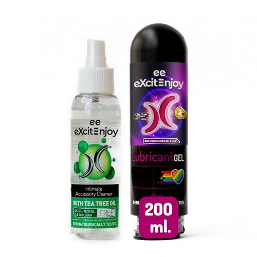 Pack Limpiador para Accesorios de Silicona + Gel lubricante Íntimo relajante con Árnica | Vegano y Dermatológicamente Testado