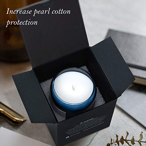 Relaxing Jar Candle Eucalyptus Mint Scented For Home 8.8 Oz Aromatherapy Glass Candles 35H Luxury Gift Natural Soy Wax Premium Fragrance Bedroom / Bathroom / Kitchen For Women And Men #TOP6