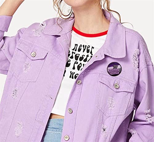 Image of Awesome Asexual Brooch Cartoon Enamel Brooch Pin Jacket Lapel Metal Pins Brooches Badges Exquisite Jewelry Accessories