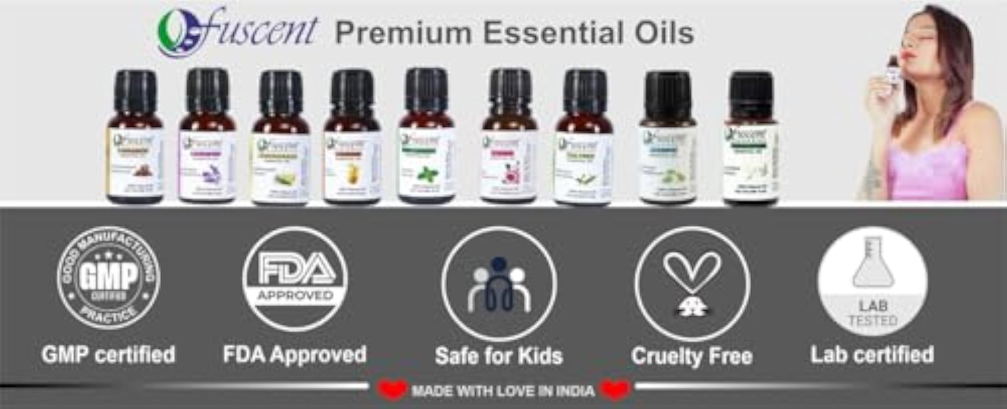 Essential Combo Pack of 2 Lavender and Orange Oils