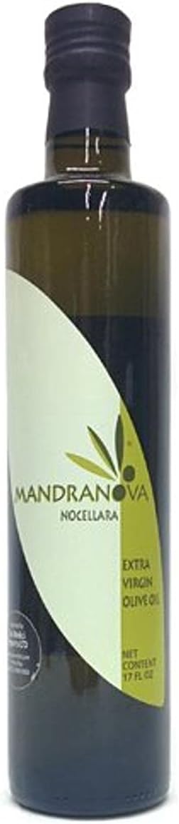Mandranova Nocellara 2020 Harvest Italian Extra Virgin Olive Oil from Sicily - 0.5 Liter / 16.9 Ounce