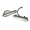 LED Daytime Running Light With Yellow Turn Signals + LED 6000K Fog Lamp Assembly compatible with Toyota Raize 2020 2021, DRL + Fog Lamp + Cover + Harness + Switch
