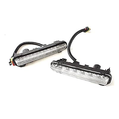 LED Daytime Running Light With Yellow Turn Signals + LED 6000K Fog Lamp Assembly compatible with Toyota Raize 2020 2021, DRL + Fog Lamp + Cover + Harness + Switch