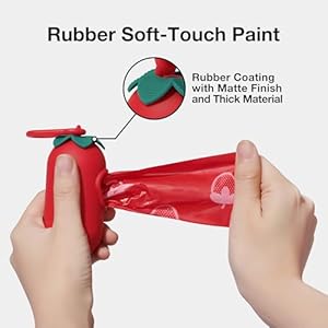 VETRESKA-Dog-Poop-Bag-Dispenser-with-Strawberry-Scented-Bags-Leak-Proof-Extra-Thick-and-Large-Pet-Waste-Bags1-Count-Bag-Holder-and-105-Bags-7-Refill-Rolls-for-Walking-Dog-and-Cats-Litter-Red - Cucciolini Doodles   VETRESKA-Dog-Poop-Bag-Dispenser-with-Strawberry-Scented-Bags-Leak-Proof-Extra-Thick-and-Large-Pet-Waste-Bags1-Count-Bag-Holder-and-105-Bags-7-Refill-Rolls-for-Walking-Dog-and-Cats-Litter-Red