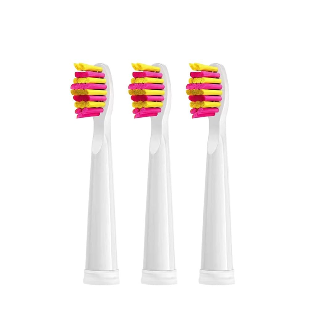 tianwandong 30 szt. wymiennych główek szczoteczki Dupont Bristle Brush Refill do szczoteczki elektrycznej FW/SG 507/508/515/551/917/959(Red 3)