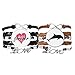 Produktbild Bestchong Blue Ocean Streamline Schwimmendes Delfin-Armband mit Handschlaufe aus Leder für immer Liebe, Doppelset