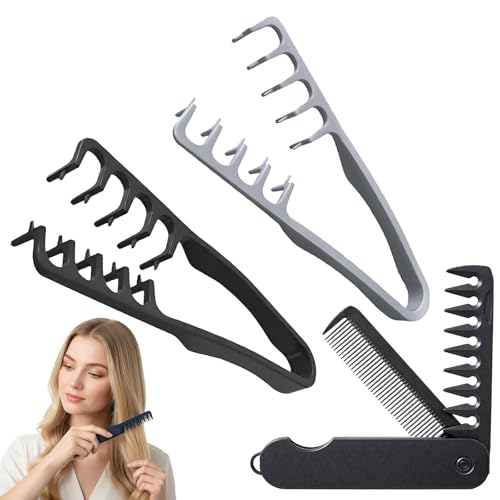 Set de 3 Peines Texturizados para Peinado y Viaje miniatura 1