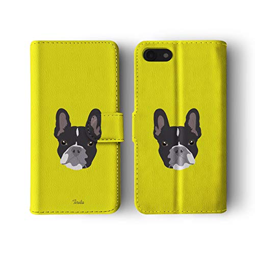 Tirita Wallet Flip Phone Case Compatible with Samsung Galaxy S6 Animals Pets French Bulldog