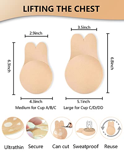 Sticky Bra Adhesive Nipple Covers Invisible Lift Up For Large Push Up Strapless Backless Bras For Women Black #TOP4
