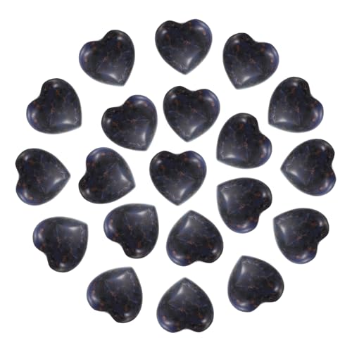 Cristal naturel en forme coeur contre le stress | 20 Pierres de soin nomades 0,6"