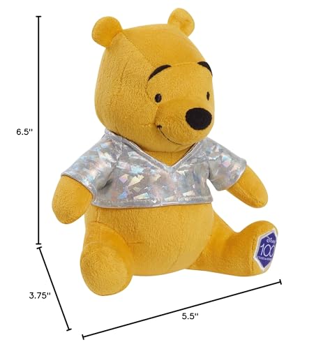 Just Play 30799 Disney100 Years Of Wonder Winnie-The-Pooh Small Plush Stuffed Animal Teddy Bear, Officially Licensed Kids Toys thumb #3