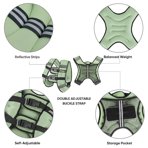 Image of APEXUP Weighted Vest Men Women, Weight Vest for Women Workout Equipment for Strength Training Running