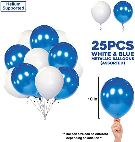 Zyozique Baby Boss Half Birthday Party Supplies, Boss Baby 1/2 Birthday Party Decorations for Boys with Its My Birthday Paper Banner Cake Topper Cupcake Toppers Balloons(Pack of 37)