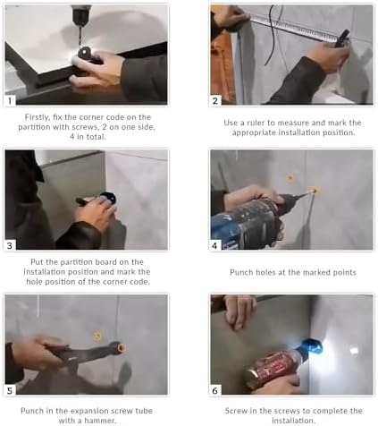 Waterproof Urinal Divider Partition 15.7"x35"WallMounted Privacy Screen for Public Toilets Schools & MallsDurable Easy to Clean Includes Installation Accessories