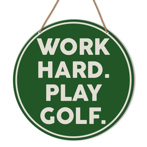 Golf Wall Decor Sign, Golf Decor for Man Cave Home