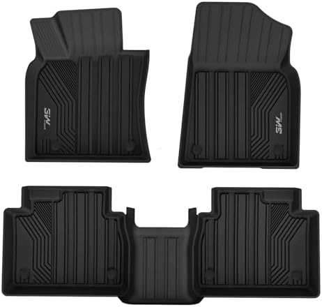 All-Weather Floor Mats & Cargo Liner Set For 2012-2017 Toyota Camry - 3pc Black TPE, Odorless & Waterproof