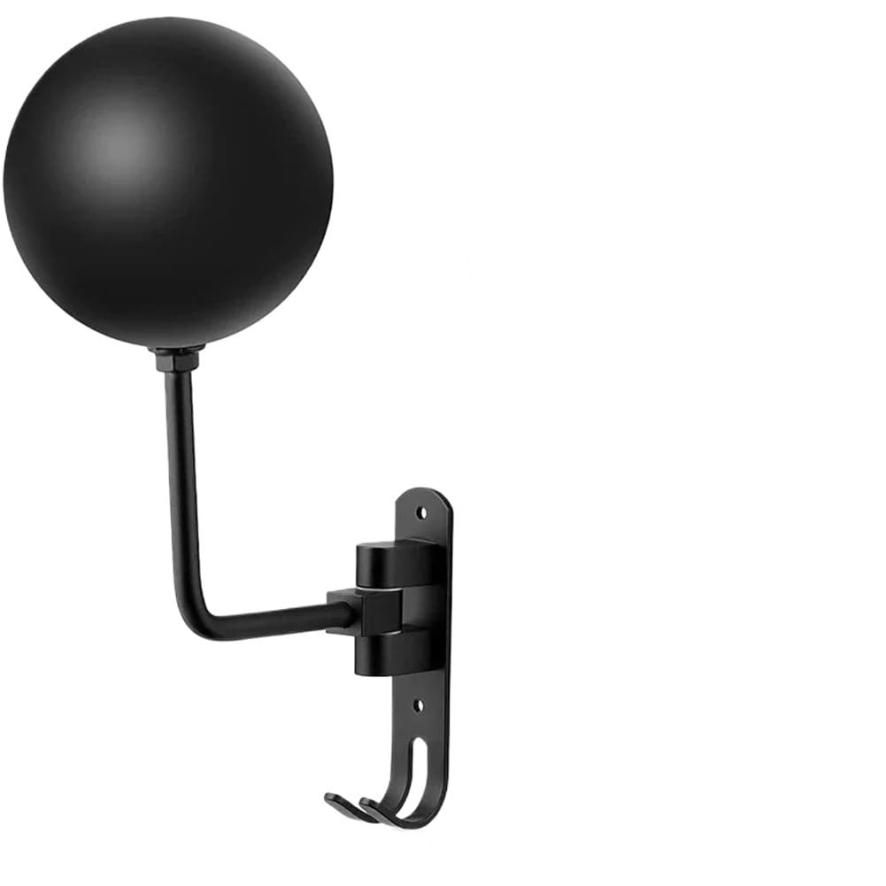 HESHUWEN Helmet Holder Motorcycle Helmet Rack Wall Mount Stain Steel Holder 180 Rotation Hanger With Double Hook Bike