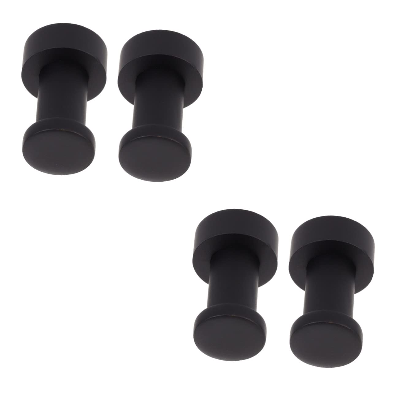4 porte-serviettes muraux laiton anti-rouille robustes
