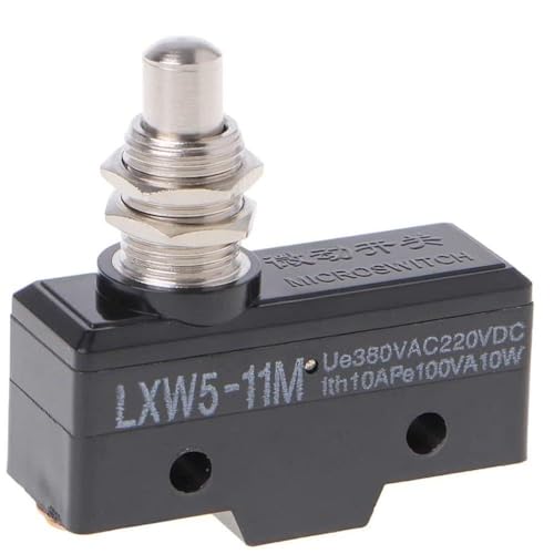 Moliuoly Interruptor de límite micro pulsador momentáneo AC 380 V 10 A terminales de tornillo