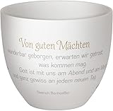 Windlicht aus Porzellan Von guten Mächten: Windlicht aus Porzellan