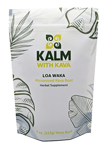 KALM with Kava Loa Waka Micronized Kava (4 oz.)