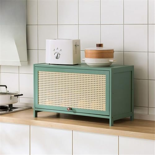 Bamboo Kitchen Sideboard Storage Cabinet – Freestanding Multi-Layer Rack for Pots, Dishes & Appliances – Versatile Home Organizer (27.6" L x 13" W x 41.7" H)