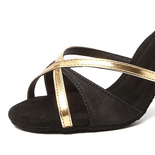 Chaussures de danse latine à talons hauts et semelle flexible - 4