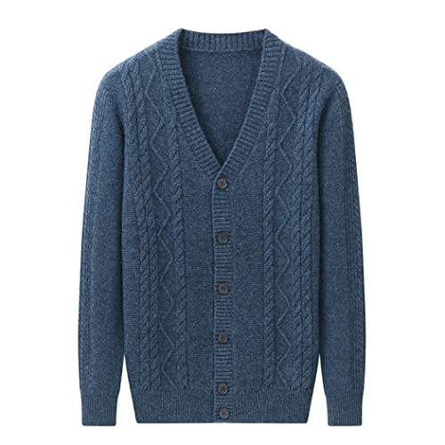 Pull jacquard homme col en v ample pour ne plus jamais redouter le froid - 4
