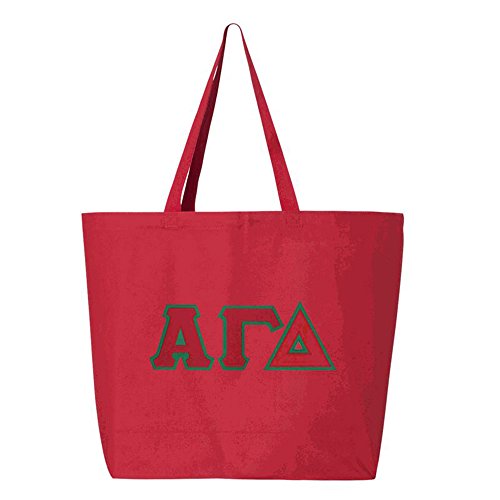 Greekgear Alpha Gamma Delta Jumbo Canvas Tote