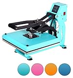 ✅ ANWENDUNG: Sie können Ihre T-Shirts Pullover mit dieser Transfer-Presse selbst be-drucken. Diese Bügel-Presse beherrscht Thermo Sublimation Druck-Verfahren Textil-Druck mit Flock-Folie oder Flex-Folie, Transfer-Folie oder Textil-Farbe