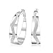 NYKKOLA New Fashion Jewelry Classic Big Hoop 925 Solid Silver Earrings