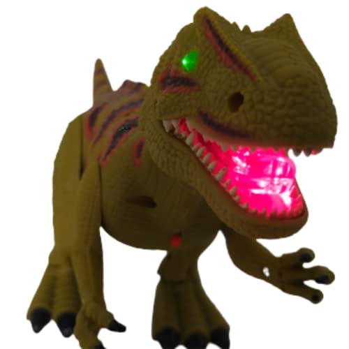 Brinquedo Dinossauro Grande Que Anda Com Som Luz E Movimento