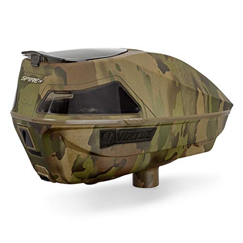 Virtue Spire IV Electronic Paintball Loaders/Hoppers - 280 Brush Camo - Thumbnail 3